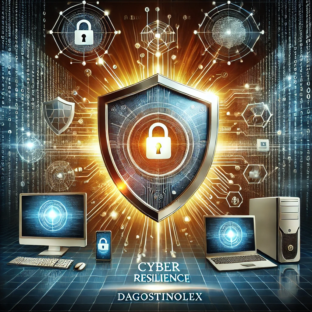 Immagine rappresentativa del Cyber Resilience Act che evidenzia la cybersicurezza per software, hardware e prodotti digitali. Studio legale DAGOSTINOLEX Roma.